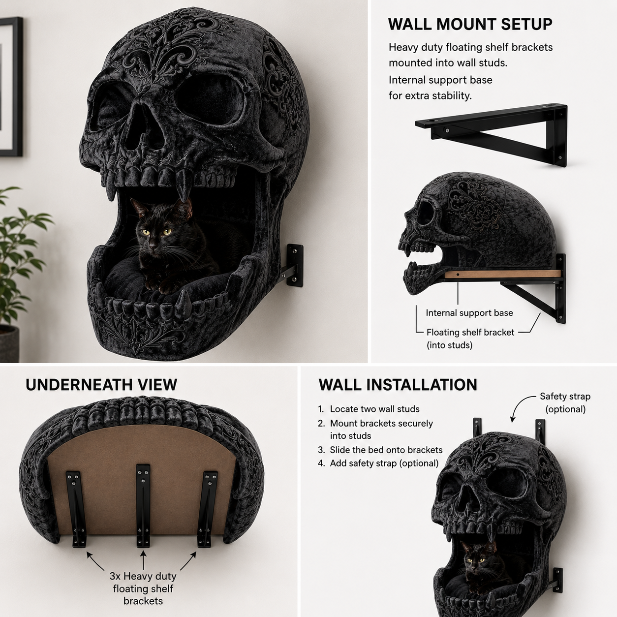 NoctisPaw Goth Beds